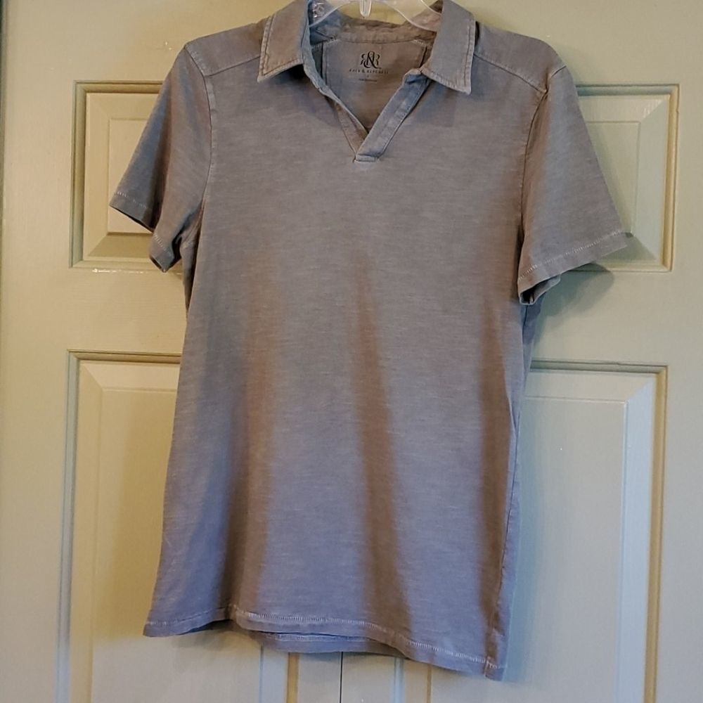Rock & Republic faded green polo shirt